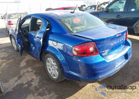 2013 Dodge Avenger Se z USA, uszkodzony, nr VIN 1C3CDZAB8DN632327